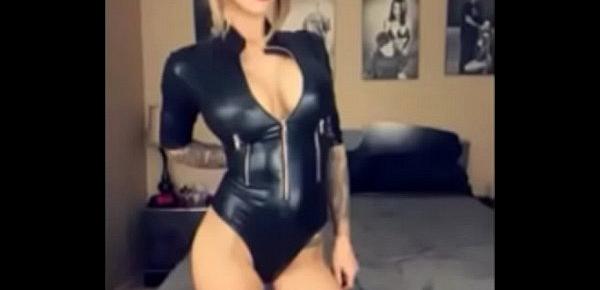  The Perfect Dominatrix Models Her Catsuit